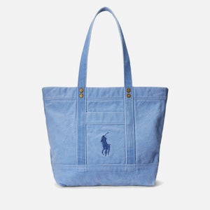 Polo Ralph Lauren Logo Cotton-Twill Tote Bag