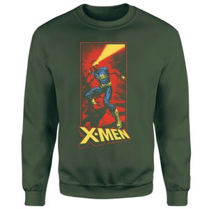 X-Men Cyclops Energy Beam  Sweatshirt - Green