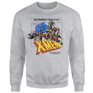 X-Men Retro Team Up  Sweatshirt - Grey