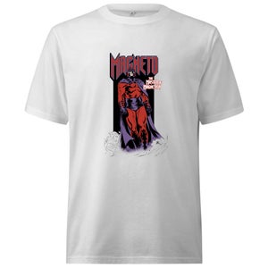 X-Men Magneto Master Of Magnetism Oversized Heavyweight T-Shirt - White