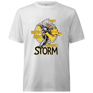 X-Men Storm Bio  Oversized Heavyweight T-Shirt - White