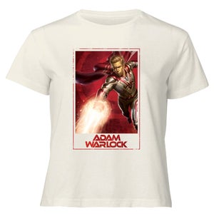 Guardians of the Galaxy Adam Warlock Women's Cropped T-Shirt - Cream