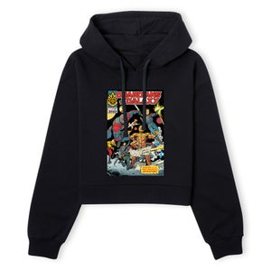 Guardians of the Galaxy The Next Galactic Adventure Women's Cropped Hoodie - Black