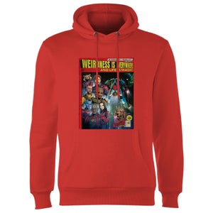Guardians of the Galaxy Weirdness Is Everywhere Comic Book Cover Hoodie - Red