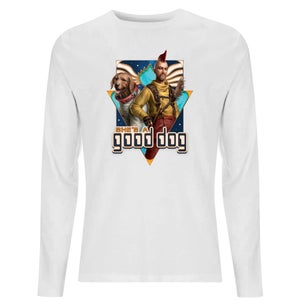 Guardians of the Galaxy She's A Good Dog Men's Long Sleeve T-Shirt - White