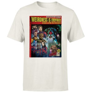 Guardians of the Galaxy Weirdness Is Everywhere Comic Book Cover Men's T-Shirt - Cream