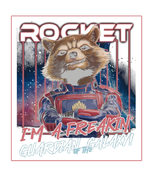 Guardians of the Galaxy Glowing Rocket Raccoon Kids' Sweatshirt - Black 