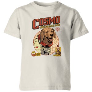 Guardians of the Galaxy Cosmo The Space Dog Kids' T-Shirt - Cream