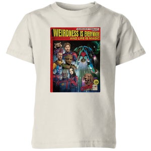 Guardians of the Galaxy Weirdness Is Everywhere Comic Book Cover Kids' T-Shirt - Cream