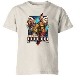 Guardians of the Galaxy She's A Good Dog Kids' T-Shirt - Cream