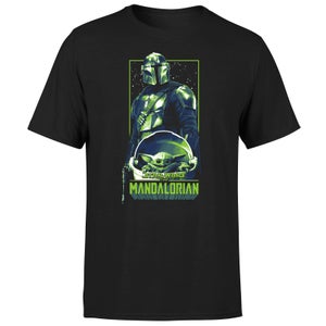 The Mandalorian Grogu & Mando Men's T-Shirt - Black