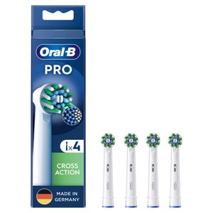Oral-B Pro CrossAction Aufsteckbürsten für elektrische Zahnbürste, X-förmige Borsten, 4 Stück
