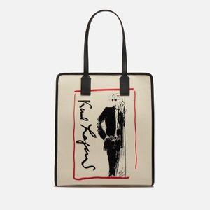 Karl Lagerfeld x Met Gala Karl Series Canvas Tote Bag