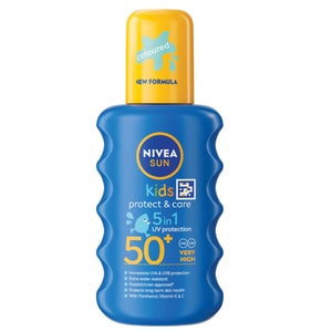 Nivea Sun Kids Protect & Care SPF50+ Coloured Spray 200ml