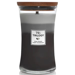 WoodWick Trilogy Candles Warm Woods Large Hourglass Candle 610g