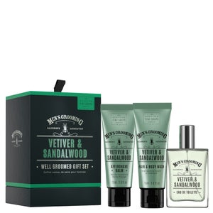 Scottish Fine Soaps Gifts & Sets Men's Grooming Vetiver and Sandalwood Eau de Toilette Spray 50ml Gift Set