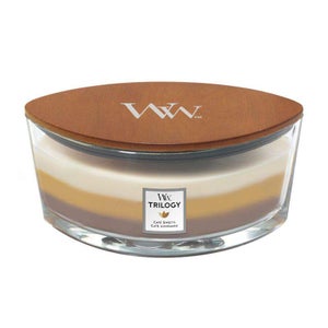 WoodWick Trilogy Candles Café Sweets Ellipse Candle 453.6g / 16 oz.