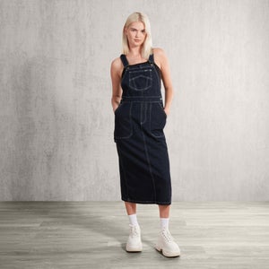 Women's Dungaree Dress Indigo
