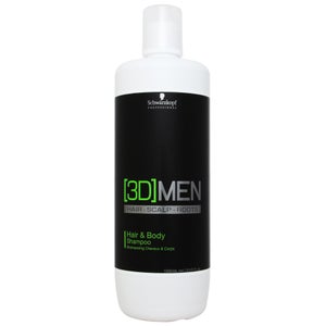 Schwarzkopf [3D] Mension Hair and Body Shampoo 1000ml