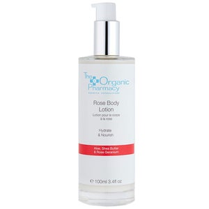 The Organic Pharmacy Bath and Shower Rose Body Lotion 100ml