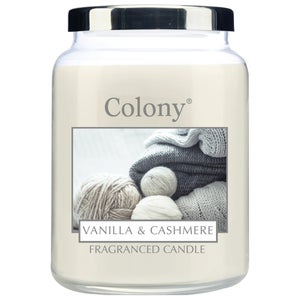 Wax Lyrical Colony Large Candle Jar Vanilla and Cashmere 685g