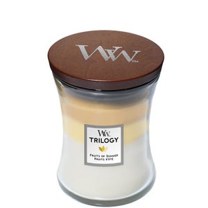 WoodWick Trilogy Candles Fruits of Summer Medium Hourglass Candle 275g / 9.7 oz.