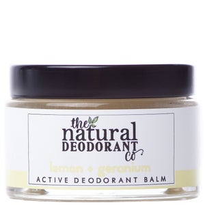 The Natural Deodorant Co. Active Deodorant Balm Lemon + Geranium 55g
