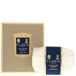 Floris Lily of The Valley Luxury Soap 3 x 100g