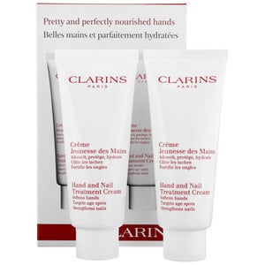 Clarins Hand & Foot Care Hand & Nail Treatment Cream 2 x 100ml / 3.4 oz.