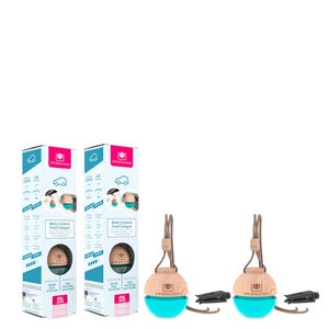 Cristalinas Car Air Freshener Fresh Cologne Car Freshener Twin Pack 2x6ml
