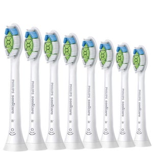 Philips Toothbrush Heads Sonicare W2 Optimal White Standard Sonic Toothbrush Heads White x 8 HX6068/12