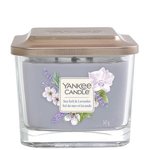 Yankee Candle Elevation Candles Medium: Sea Salt and Lavender 347g