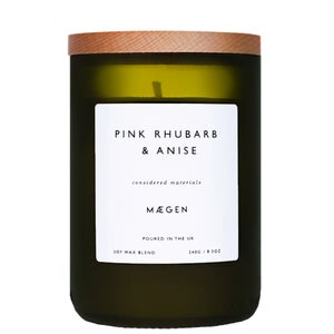 Maegen Considered Material Candle Pink Rhubarb and Anise 255g