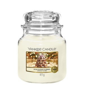 Yankee Candle Original Jar Candles Medium Spun Sugar Flurries 411g