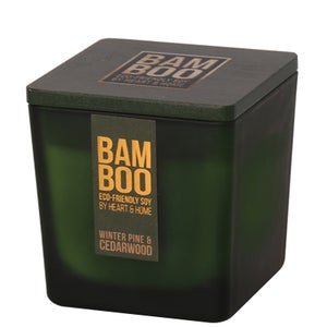 BAMBOO Christmas 2023 Large Jar Candle Winter Pine & Cedarwood 210g