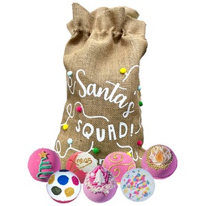 Bomb Cosmetics Christmas 2024 Santa's Squad Sack