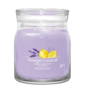 Yankee Candle Signature Jar Candle Medium Jar Lemon Lavender 368g