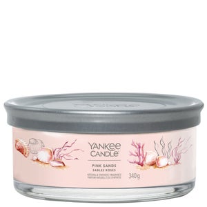 Yankee Candle Signature Jar Candle Multi Wick Tumbler Pink Sands 340g
