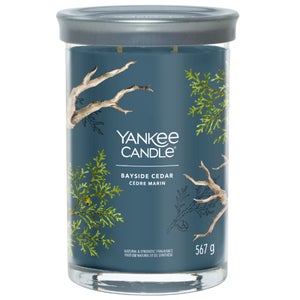 Yankee Candle Signature Jar Candle Large Tumbler Bayside Cedar 567g