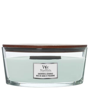 WoodWick Ellipse Candles Sagewood and Seagrass 453.6g / 16 oz.