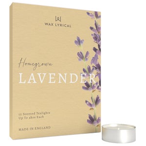 Wax Lyrical Homegrown Tealights Lavender x 12