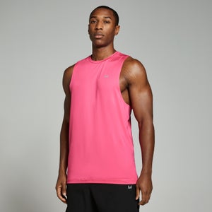 MP vīriešu sporta krekls ar pazeminātu rokas izgriezumu “Velocity” — Rozā