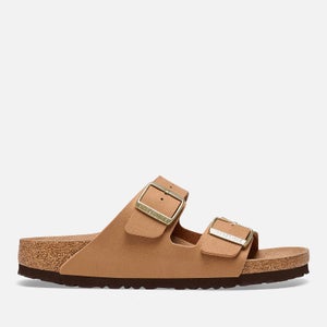 Birkenstock Women's Arizona Slim Fit Vegan Double Strap Sandals - Pecan
