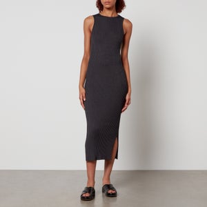 Barbour International Silvestro Ribbed Knit Midi Dress