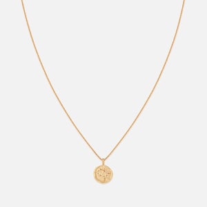 Astrid & Miyu Gemini Zodiac 18-Karat Gold-Plated Recycled Sterling Silver Necklace