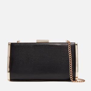 Dune Blaike Lizard-Effect Faux Leather Clutch Bag