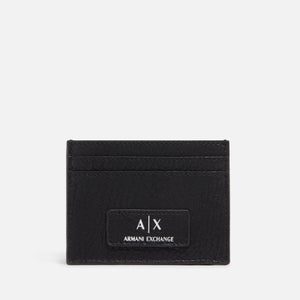 Armani Exchange Logo Faux Leather Cardholder