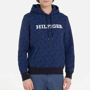 Tommy Hilfiger AOP Monogram Cotton-Blend Jersey Hoodie