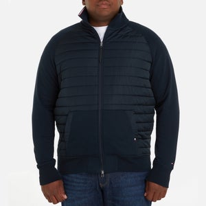 Tommy Hilfiger Big & Tall Mix Media Cotton-Blend Jacket