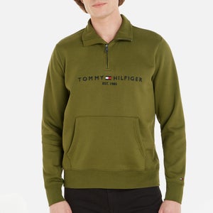 Tommy Hilfiger Tommy Logo Mockneck Cotton-Blend Sweatshirt